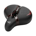 thumbnail image 4 of Asiento de bicicleta cómodo, sillín ancho, bicicletas de carretera para mujeres y hombres, amortiguador rojo chino, 4 of 9
