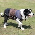thumbnail image 6 of Reversible Dog Winter Coat, Thick Warm Dog Coat with Snowflake Lining&Zipper, Adjustable High Collar Waterproof Jacket, Reflective Pet Cold Weather Coats for Small Dogs, 6 of 8