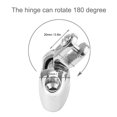 thumbnail image 6 of 2Pcs Boats Top Mount Rotating Deck Hinge 180 Degree Rotation with Rubber Pad Marine Yacht Hardware Accessories, 6 of 6