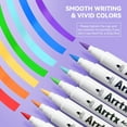 thumbnail image 6 of Arrtx 30 Colors Acrylic Paint Pens for Rock Painting, Extra Brush Tip, Water Based Paint Markers for Stone, Craft DIY, Easter Egg, Wood, Glass and More, 6 of 11