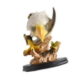 thumbnail image 2 of Estatua de águila retro, escultura de águila de simulación, artesanías de resina de estante, adornos de mesa de estantería, recuerdos de decoración 12cmx8cmx15cm, 2 of 9