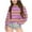 Pink, variant on Girls Striped Sweatshirt Color Block Crew Neck Long Sleeve Shirt Casual Loose Pullover Tops Children's T-shirt Printed Round Neck Short Top Suitable For Boys And Girls Blue 9 Years