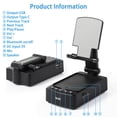 thumbnail image 3 of Regalos para Hombres, OLES Soporte para Teléfono Móvil con Bluetooth para Él Papá Mujeres que No Quieren Nada, Soporte para Tableta Ajustable con Altavoz Inalámbrico, Gadgets Tecnológicos para Escrito, 3 of 5
