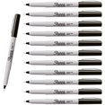 thumbnail image 1 of SHARPIE Permanent Markers, Ultra Fine Point, Black, 12-Count, 1 of 4