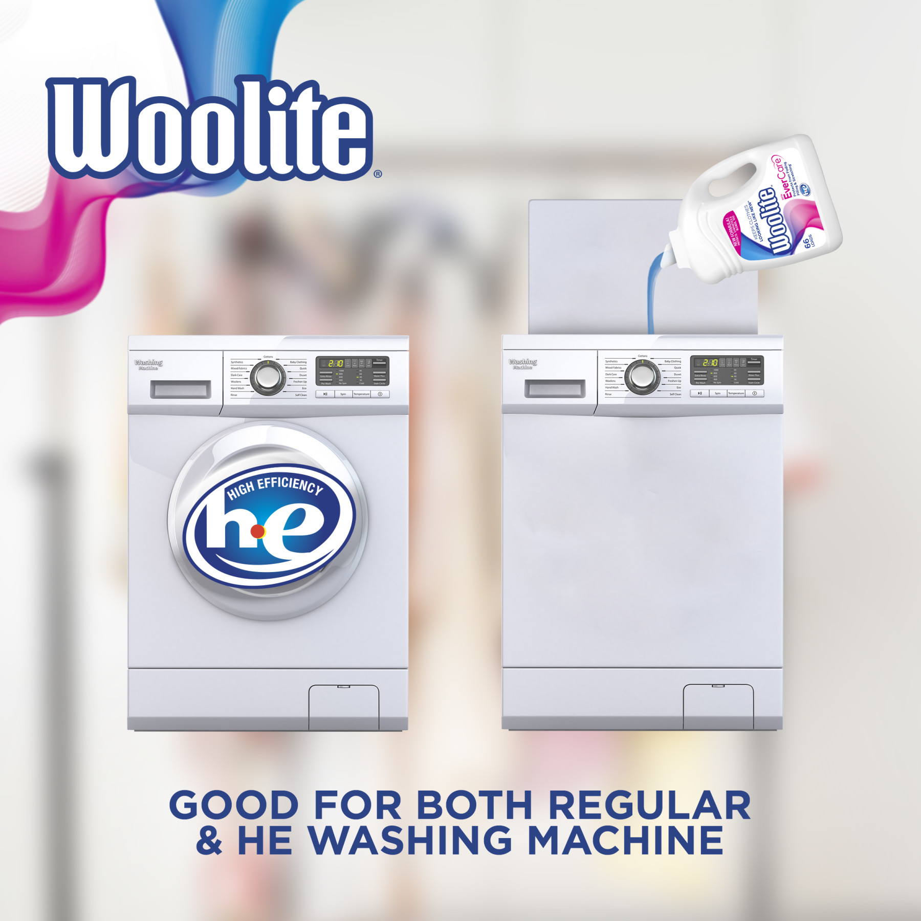 Woolite All Clothes Liquid Laundry Detergent, Sparkling Falls Scent, 83 Loads , 125oz, Regular & HE Washers, Gentle Cycle, , Packaging May Vary - image 5 of 6
