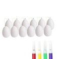 thumbnail image 3 of EHJRE 12Pcs DIY Easter Eggs Blank White Easter Eggs for Kindergarten Spring Easter 6cm, 3 of 9