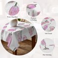 thumbnail image 5 of Pink Pumpkins Fall Table Cloth Waterproof Tablecloths, Watercolor Thanksgiving Tablecloth Dining Table Cover for Kitchen Party Tabletop Outdoor, Rectangle Tablecloth 60x84 Inch, 5 of 9