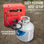 Hike Crew Camping Stove & Oven 2-Burner Portable Propane Cooker with Igniter Thermometer Carry Bag