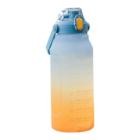 

Ankishi Gradient Color Water Bottle | Leakproof Water Bottle with Pop-up Cover | Reusable Water Bottle for Outdoor Sports Traveling Gym Office