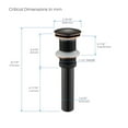 thumbnail image 3 of Pop Up Drain Stopper for Bathroom without Overflow, 3 of 9