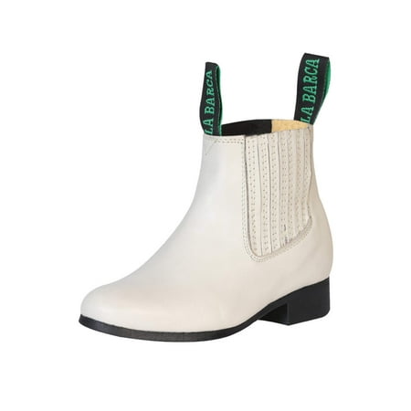 La Barca Leather Ankle Boot - Bone 216
