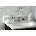 thumbnail image 2 of Kingston Brass KS2986BEX Essex Widespread Bathroom Faucet with Brass Pop-Up, Polished Nickel, 2 of 8