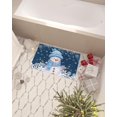 thumbnail image 4 of Snowflakes Front Door Mat Indoor Entrance, Christmas Red Black Plaid Non Slip Doormat Washable Low Profile Inside Rugs for Entryway, 16''''x24'''', 4 of 6