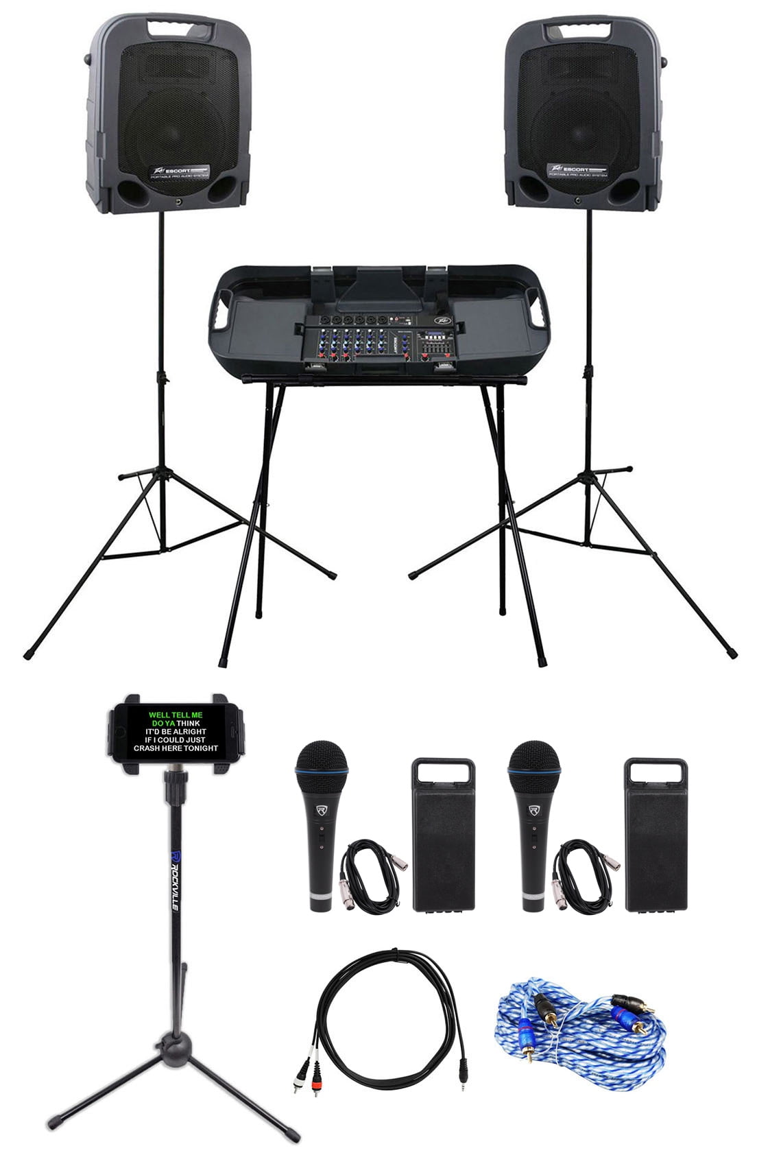 Peavey Portable Powered YouTube Karaoke Machine/System w