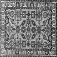 thumbnail image 1 of Ahgly Company Indoor Square Persian Gray Traditional Area Rugs, 7' Square, 1 of 1