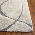 thumbnail image 5 of SAFAVIEH Florida Tamzen Abstract Shag Area Rug, Cream/Grey, 9'6" x 13', 5 of 14