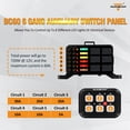 thumbnail image 3 of Panel de interruptores Auxbeam BC60 de 6 elementos con LED regulable automáticamente, 3 of 8