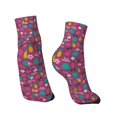 thumbnail image 4 of Bingfone Summer Flamingo Design Patterned Men'S Women'S Casual Cotton Socks, 4 of 9