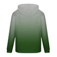 thumbnail image 4 of Fashion YLSDY Hoodies for Men Loose Fit Gradient Hoodies Pullover Long Sleeve Hooded Collar Drawstring Casual Sweatshirt Green XXXL, 4 of 6
