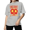 thumbnail image 2 of Officially Licensed Super Pretzel Hot Stuff Pretzel Design Women's T-shirt, 2 of 3