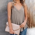thumbnail image 6 of Yigetop Women's Tees and Tanks Womens Tank Tops 2026 Spring Summer Vacation Outfits Basic Tee Loose Fit Summer Tops for Women Khaki S, 6 of 7