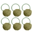 thumbnail image 1 of Lazos elásticos para el cabello con bola de pompón, cintas para el cabello con pompón, cuerdas para el cabello sin costuras, 1 of 5