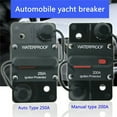 Kairuite Waterproof Car Circuit Breaker Fuse Reset 30300 Amp 12V24V