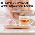 thumbnail image 4 of Cup Heater Coffee Mug Warmer Appointment Heating Electric Hot Plate 3 Gear Temperature Warmer Coaster with Night Light ,Fast Heating, 4 of 7