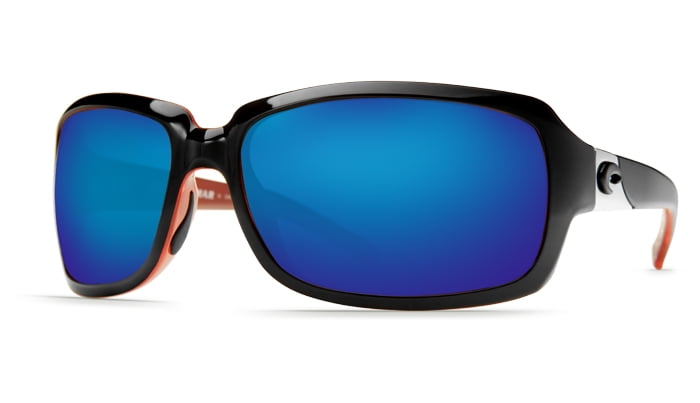 Costa del Mar Isabela Polarized Sunglasses Morena/Blue 580P IB 62 OBMP Women's 