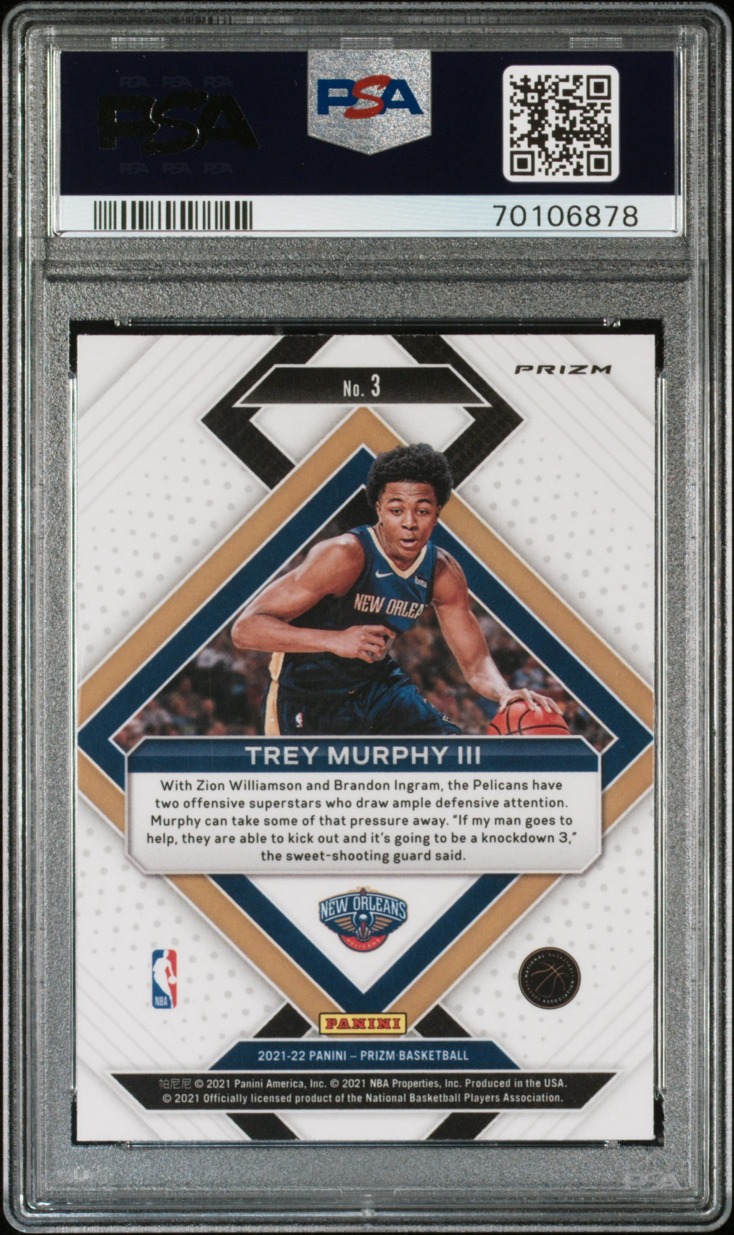 Trey Murphy III Prizm RC - Card sleeves for game stores - Walmart 