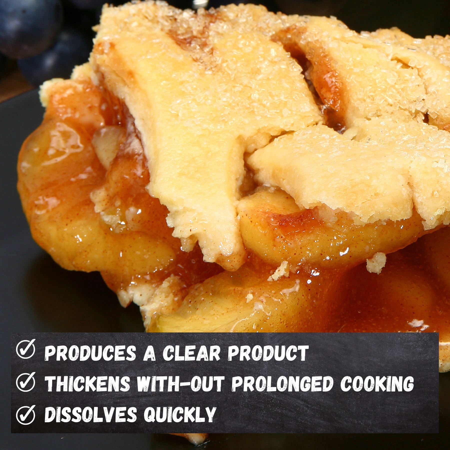 Clear Jel Canning Starch - Instant - 2.5 Lb Economy Size Container (40 Oz)