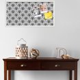 thumbnail image 3 of PinPix 36x18 Custom Cork Bulletin Board Grand Floral Motif Poster Board Has a Fabric Style Canvas Finish, Framed in Grand Floral Motif, by ArtToFrames (PinPix-181), 3 of 5