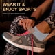 thumbnail image 4 of Calcetines deportivos de corte bajo para correr, para hombre y mujer (6 pares), 4 of 5