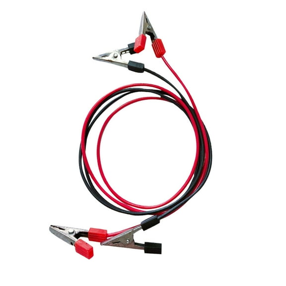 BESTOYARD 2pcs Heavy Duty Auto Test Cable Electrical Conductivity Alligator Clips for Electronic Work