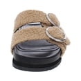 thumbnail image 3 of Marc Fisher Womens Keena 2 Faux Fur Textured Flatform Sandals, 3 of 3