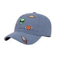 thumbnail image 2 of CYRBOKO Cotton, Cotton Breathable Adjustable Soft Top Baseball Caps for Kids Dark Blue Size 2-6 T, 2 of 5