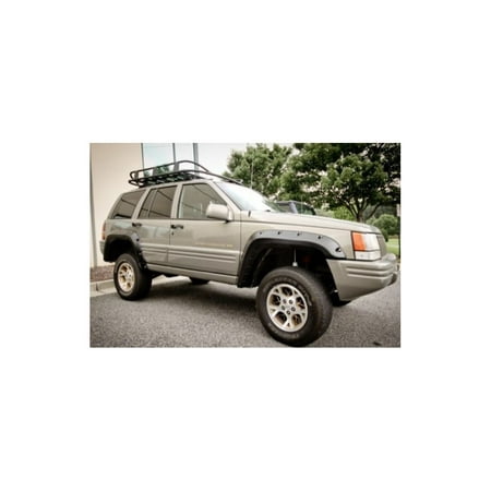 Jeep Cherokee Fender Replacement - Rugged Ridge 11635.10 Fender Flares For Jeep Grand Cherokee