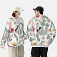 thumbnail image 6 of Gaeub Cute Cartoon Sloth Men's and Women's UPF 50+ Long-Sleeved Sun Protection Clothing, Fishing Shirt Long Sleeve Zip - Medium, 6 of 9