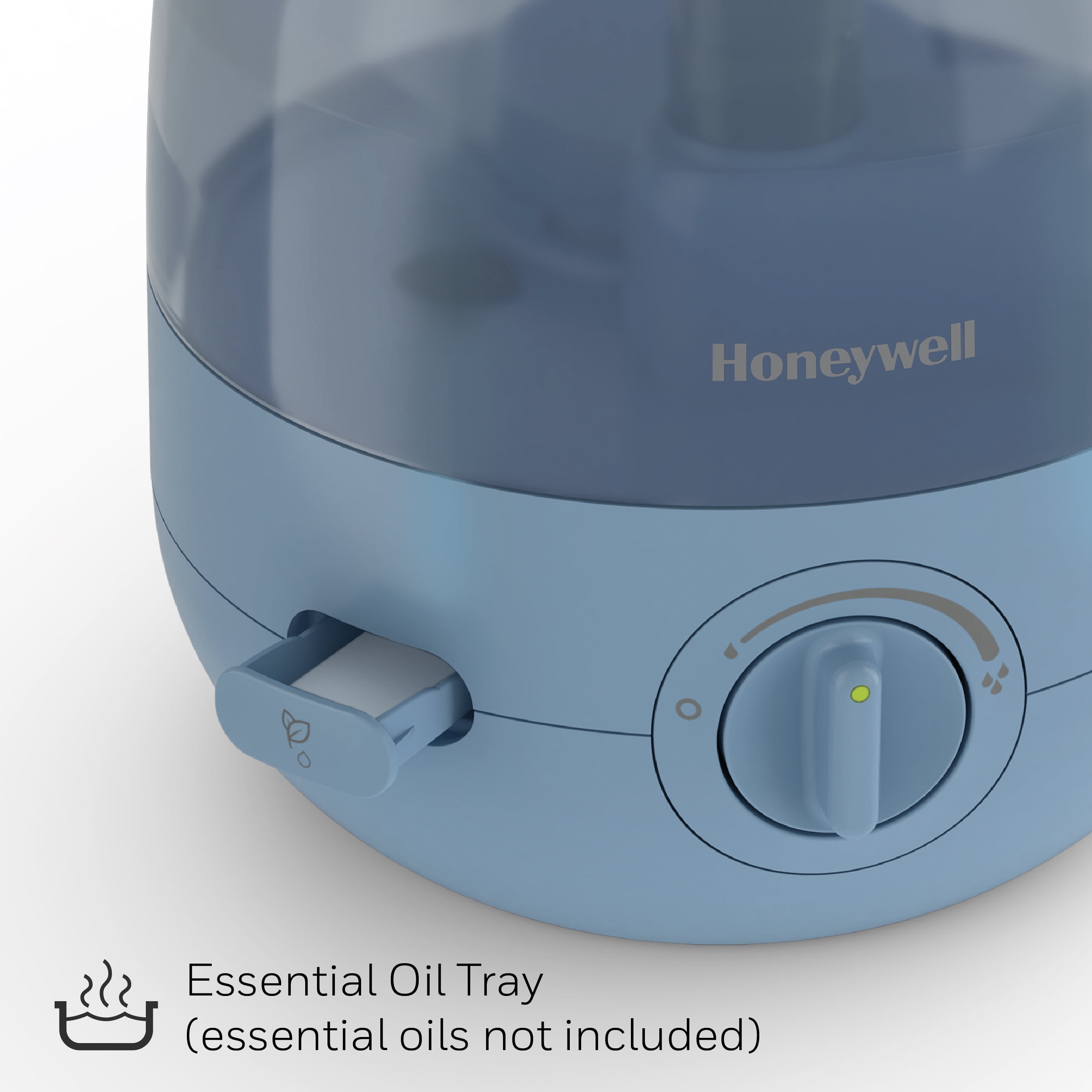 Honeywell Mini Cool Mist Humidifier for Bedroom or Office, Blue, 200 sq ft, HUL525L
