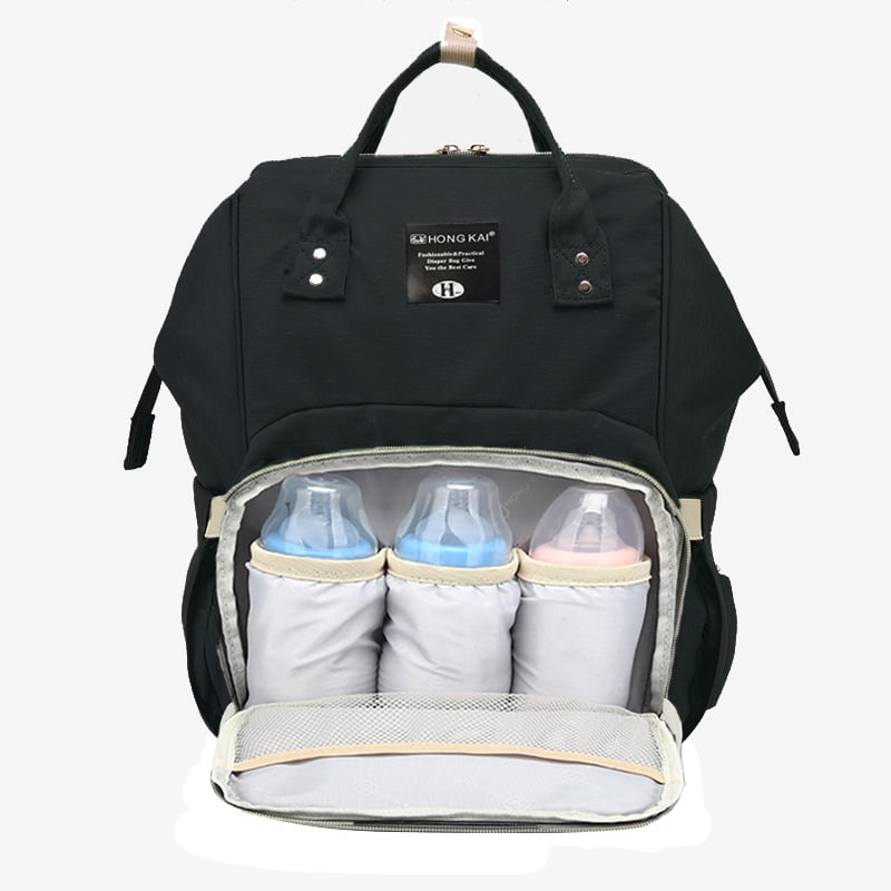 Grey Diaper Bag Backpack for Mom Baby Bacpack Diaper bag Multi-Function Water-resistant Include Changing Pad Large Capacity For Mom & Dad 