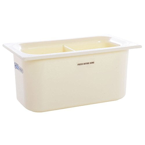 Carlisle CM1103C1402 Coldmaster CoolCheck Divided Third Size Food Pan