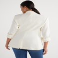 thumbnail image 3 of Jeans Sofia Femmes et Femmes et Blazer en Lin Mélangé à Double Poitrine XS-5X, 3 of 6