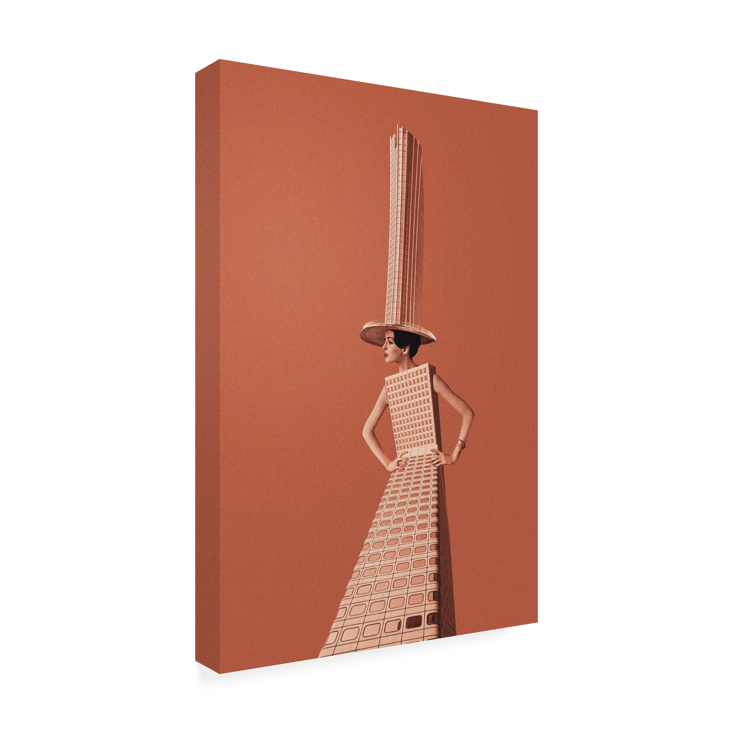 Maarten Leon 'City Girl' Canvas Art