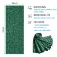 thumbnail image 2 of Math Equations Math Notes Green Pattern Hot Yoga Mat Towel Non Slip for Hot Yoga - Quick-Drying Yoga Mat Cover with 4 Corner Pockets with Travel Bag - Hot Yoga Towel Non Slip 70"x26", 2 of 6