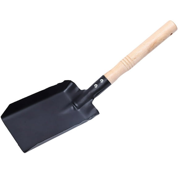 Outdoor Plants Fireplace Ash Shovel Charcoal Scoop Small Shovel Practical Spade Soot Fireplace Shovel Dustpan Wood Iron