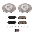 thumbnail image 2 of PowerStop Front Semi-Coated Rotor and Low-Dust Ceramic Brake Pad Kit SC7672, 2 of 3