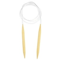 US Size 15 Circular Knitting Needles 47 Inch / 120cm Round Wooden Needle for Handmade Projects DIY Knitting Blankets Socks Hats Sweaters