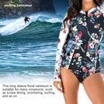 thumbnail image 5 of Soidarity Traje de baño para mujer Traje de baño de buceo Traje de surf de manga larga, L Traje de baño S Soidarity OD001504-01, 5 of 5