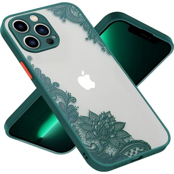 Compatible with iPhone 13 Pro Case Cute Silicone Protective Women Bumper Camera Protection Hard Back Phone Case for iPhone 13 Pro (Black, iPhone 13 Pro 6.1 INCH)