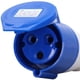 thumbnail image 3 of Enchufe industrial Conector impermeable IP44 de 3 pines 32A CEE 220‑250V Azul, 3 of 8